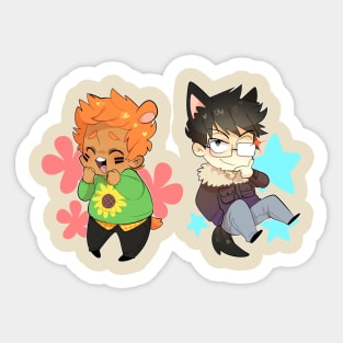 Sunshine Boy-Hamster & Cat Sticker